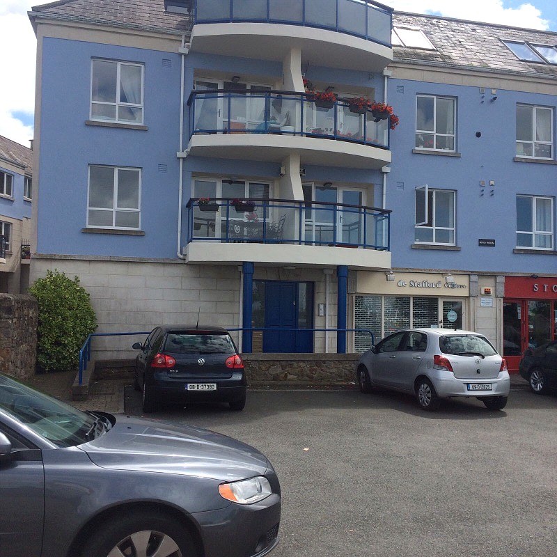 Outside painting of a Dublin Apartment Block by Abhaile Decorators, Painting and Decorating Contractors, Ireland