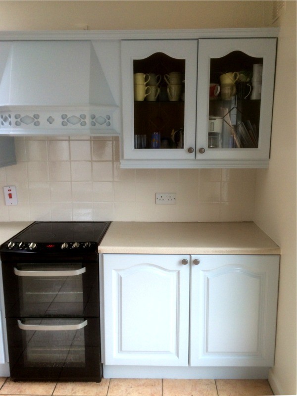 After hand painting of a kitchen in a Dublin home by Abhaile Decorators, Robery Hanvey Ireland