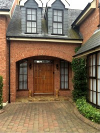 External house painting of a Dublin home by  Abhaile Decorators, Robert Hanvey, Ireland