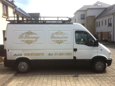 Van of  Robery Hanvey Decorators - Abhaile Decorators, Dublin Ireland