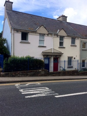 Outside painting of a semi-detached Dublin home by  Abhaile Decorators, Dublin,  Ireland