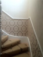 Stairs & Hallway Wallpapering
