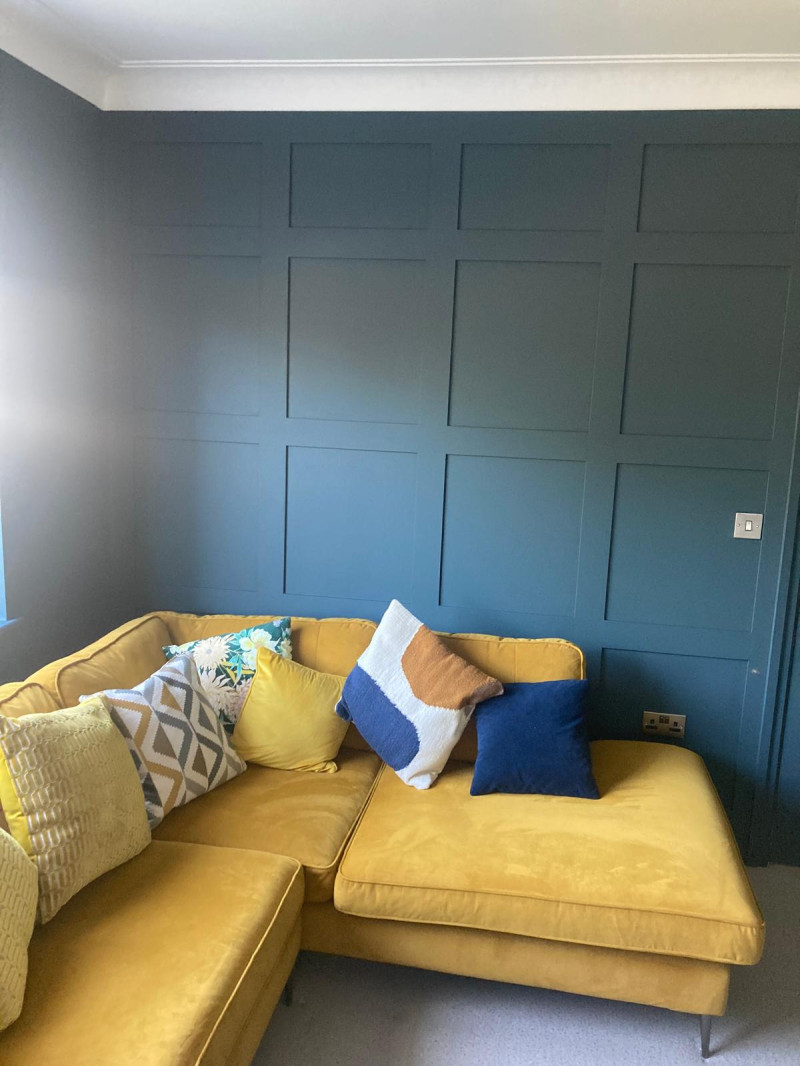 Internal House Painting including wall panels in Dublin  by Abhaile Decorators, Ireland