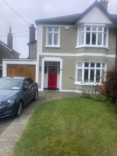 Outside door painted red - Home painting and decorating by Abhaile Decorators, Dublin, Irelan Outside door painted red - Home painting and decorating by Abhaile Decorators, Dublin, Irelan